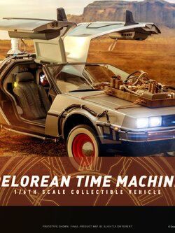 Hot Toys MMS738 1/6 Back to the Future III - DeLorean Time Machine