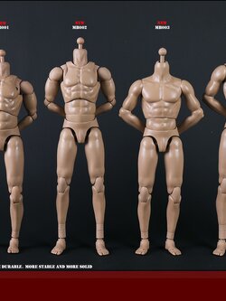 COOMODEL MB001-4 1/6 NEW TYPE MALE BODY