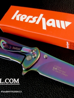 มีดพับ KERSHAW Stainless Steel รุ่น 1730SS สีไทเทเนียม