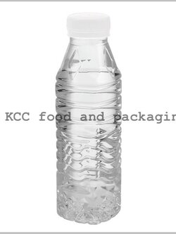 ขวดน้ำ - ทรงเหลี่ยม PET 450ml. (150ชุด+ฝา 32มม.)