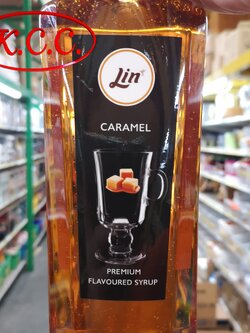 ลิน - น้ำหวาน กลิ่น คาราเมล (750 ml.) Lin Caramel syrup