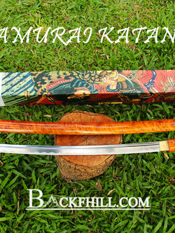 ดาบคาตานะ ดาบซามูไร KAWASHIMA STEEL. ขนาดความยาวรวม 40 นิ้ว