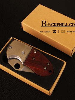 มีดพับ Stainless Steel Deer beetle ด้วงกวางอ้วน ด้ามไม้