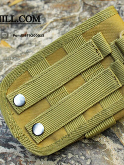 กระเป๋าติดเอวขนาดกลางสีน้ำตาล กระเป๋าคาดเอว กระเป๋าคาดเอวทหาร กระเป๋าคาดเอวช่างกล้อง กระเป๋าทหาร กระเป๋าbike