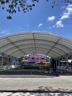 เต็นท์โดมขนาดใหญ่ กว้าง 18 เมตร เหมาะสำหรับงานแสดงสินค้า งานพิธีใหญ่ๆ หรืองานทั่วไป