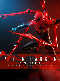 Hot Toys VGM61 1/6 Marvel's Spider-Man 2 - Peter Parker (Superior Suit)