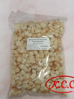 กรูตอง ขนมปังกรอบ ขนมทานเล่น