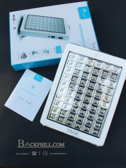 ไฟสปอร์ตไลท์ฉุกเฉิน YAGE รุ่น YG - 5538 แสงไฟ LED 60 ดวง