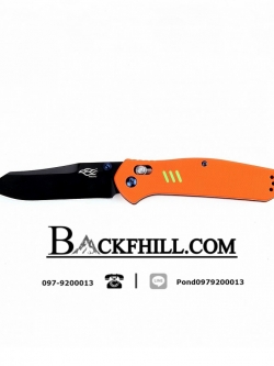 มีดพับ Ganzo รุ่น KNIFE FIREBIRD F7563 OR ด้ามสีส้มใบมีดดำ
