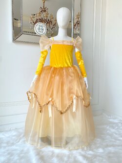 ชุดเจ้าหญิงเบลล์ พร้อมปลอกแขน