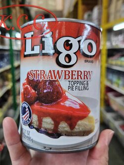 Ligo สตรอเบอร์รี่ พาย ฟิลลิ่ง 21oz.(595กรัม)