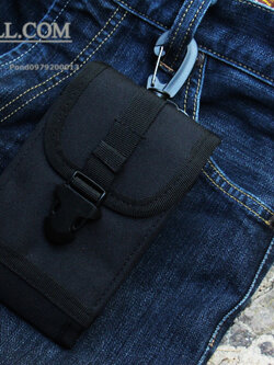 กระเป๋าติดเอวเล็กใส่มือถือสีดำ กระเป๋าคาดเอว กระเป๋าคาดเอวทหาร กระเป๋าคาดเอวช่างกล้อง กระเป๋าทหาร กระเป๋าbiker