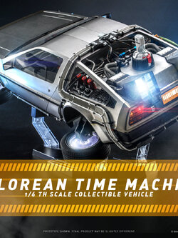Hot Toys MMS636 1/6 Back to the Future II - DeLorean Time Machine