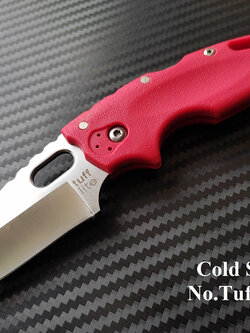 cold steel No.TUFF LITE ใบมีด JAPANESE STEEL AUS8A ( AAA ) สีแดง