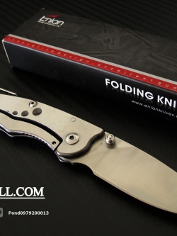 มีดพับ ENLAN รุ่น MO5GD Stainless Steel 8Cr13MOV ของแท้ 100 % สีเงิน