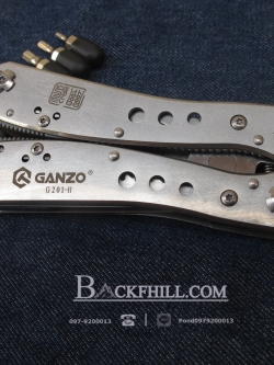 Ganzo G201H (สีเงิน) - Multi Tool Pliers for Home Life / Travel / Camping.