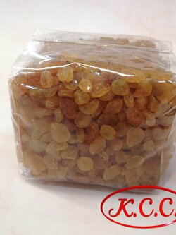 ลูกเกดเหลือง 500 กรัม (ลูกเกดทอง / ลูกเกดสีทอง) Yellow Raisin 500 g.