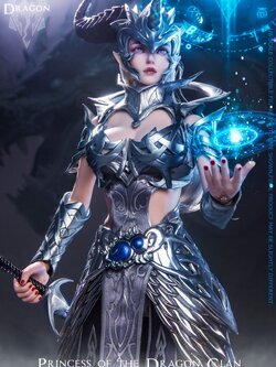 WAR STORY WS019A 1/6 Dragon Princess - Silver Dragon Anastasia