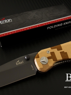 มีดพับ ENLAN รุ่น EL-06PF ลายพรางทะเลทราย ของแท้ 100 %