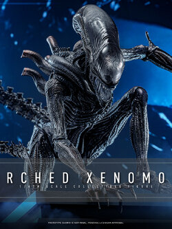 Hot Toys MMS784 Alien: Romulus - Scorched Xenomorph