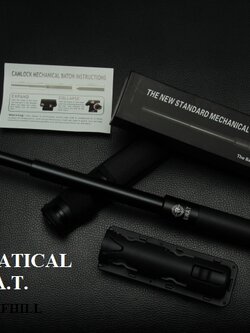 กระบองโลหะอะลูมิเนียม S.W.A.T. BATON ยืด 3 ท่อน กดปุ่มเก็บท้ายด้าม พร้อมซอง ขนาด 20" (AAA)