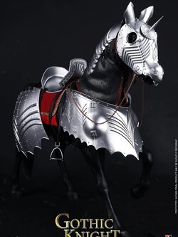 COOMODEL SE117 1/6 SUPERALLOY: SERIES OF EMPIRES - GOTHIC ARMORED WAR HORSE