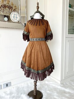 ชุดคอสเพลย์ ชุดอินเดียนแดงเด็กหญิง (Red Indian)