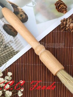 แปรงปัดผงกาแฟ แปรงกาแฟ แปรงปัดเครื่องชงกาแฟ ด้ามจับไม้