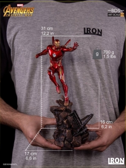 Iron Studios BDS Art Scale 1/10 Avengers Infinity War - Iron Man MK.50