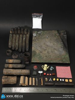 DID E60067 1/6 WWII Stove Diorama Set