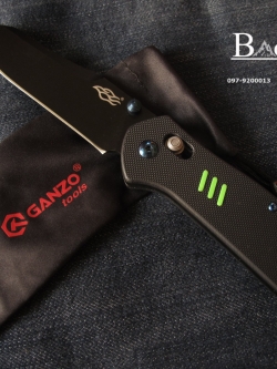 Ganzo รุ่น F7563-BK (สีดำ)Firebird G10 Scales Folding Knife.