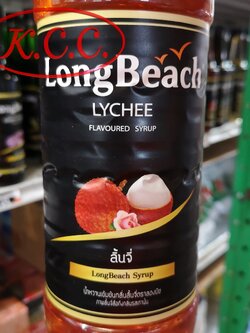 ลองบีช น้ำหวานกลิ่น ลิ้นจี่ LongBeach Lychee 740 ml.