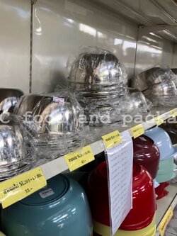 โถผสมอาหาร สแตนเลส # มีหลาย Size ราคาตามรูปถัดไปครับ