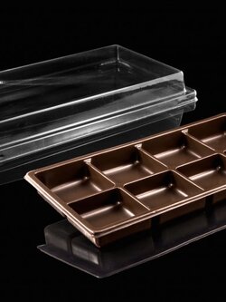 กล่อง E-81 8ช่อง สีน้ำตาล (50ใบ) สอบถามราคาล่าสุดได้ที่ Line : @kccfood