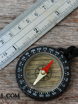 เข็มทิศ เข็มทิศเดินป่า เข็มทิศทหาร ขนาดพกพา มีเลเวลองศา Compass