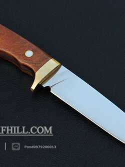 มีดใบตาย COLUMBIA รุ่น SA28 ใบสแตนเลสปัดเงา ด้ามไม้