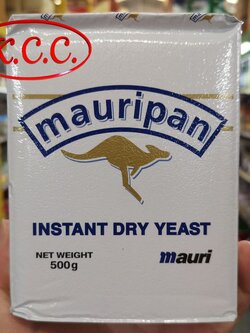 ยีสต์ ตราจิงโจ้ สีทอง ขนาด 500 g. (Mauripan Brand Gold Label Instant Dry Yeast)