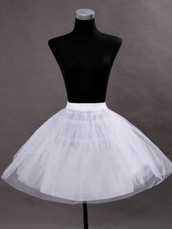 สุ่มกระโปรง รุ่นยอดนิยมสำหรับใส่กับชุดเจ้าหญิง ชุดราตรี ใส่ได้ทั้งชุดกระโปรงสั้นและยาว (รุ่นผ้าโปร่ง ยาว 50 cm.) Free size