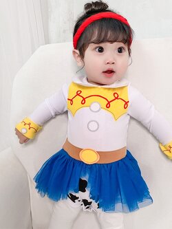 ชุดเจสซี่ ทอยส์สตอรี่ วัยทารก บอดี้สูท พร้อมโบว์คาดผม