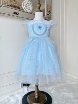 ชุดเจ้าหญิงซินเดอเรลล่า รุ่นทรงนิยม กระโปรงสั้น