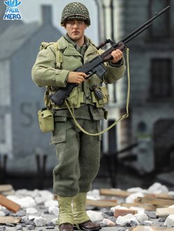 DID XA80012 1/12 Palm Hero Series WWII US 2nd Ranger Battalion Series 4 - Private Reiben