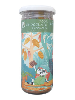 ผงช็อกโกแลตแท้ 100% คีโต เจ พร้อมชง คราฟช็อกโกแลตทำจากเมล็ดโกโก้จันทบุรี ตรา บีนทูบาร์ (250 กรัม )CraftChocpowder100%