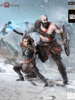 Iron Studios Deluxe Art Scale 1/10 God of War - Kratos and Atreus