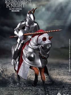 COOMODEL EL008 1/6 SUPERALLOY: EMPIRE LEGEND - TOURNAMENT KNIGHT (STANDARD SILVER VERSION)