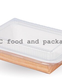 กล่องไฮบริดกระดาษ ลายไม้ 650 ml. (50ใบ) HB003 Fest สอบถามราคาล่าสุดได้ที่ Line : @kccfood