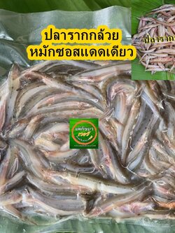 ปลารากกล้วยหมักซอสแดดเดียว