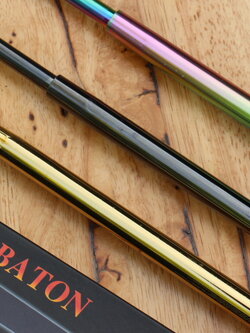 กระบองเหล็ก ดิ้วเหล็ก 3 ท่อน EAGLE Baton. ของแท้ (สีไทเท)