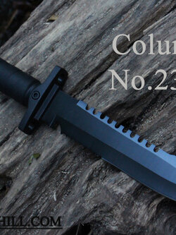 มีดพกลุยป่า COLUMBIA รุ่น 2328A # มีดทรงโบวีใบรมดำสำหรับลุยป่า ขนาด 14 นิ้ว พร้อมซองแข็ง