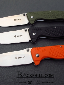 มีด GANZO รุ่น F/G722-OR (สีส้ม) Handle Hunting Pocket Super Knife.