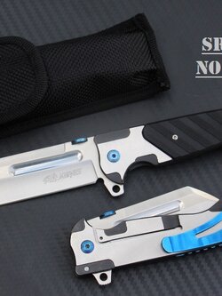 มีดพับ SR KNIVES รุ่น SR777C New divide. ใบ Stainless Steel 5Cr13MOV ด้ามจับ G10 แท้ระบบเฟรมล็อค